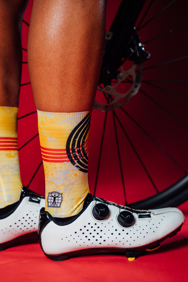 Technical Socks Yellow - Winter Olympic Edition